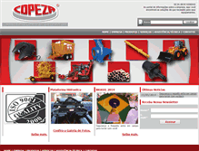 Tablet Screenshot of copeza.com.br